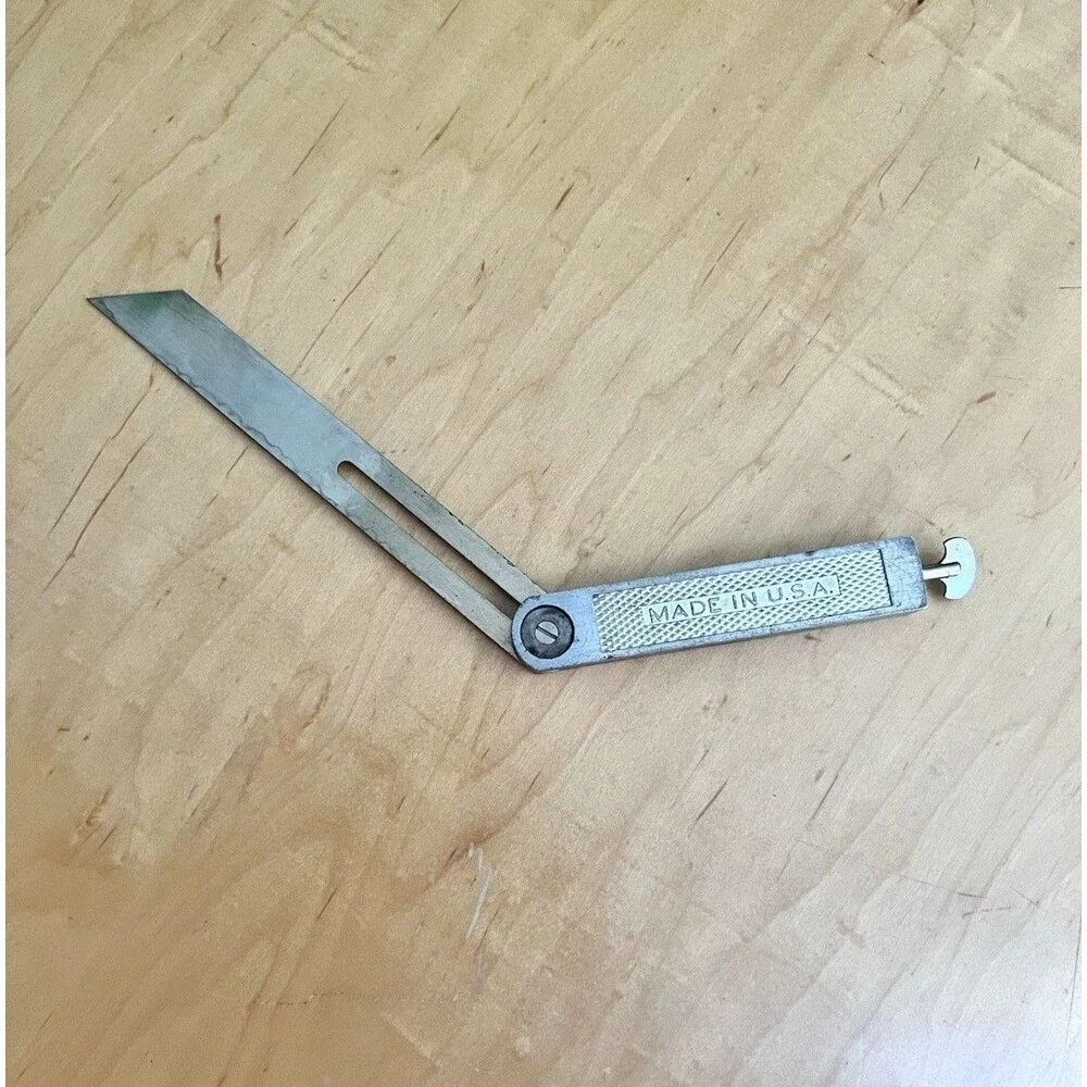 Vintage Stanley No 18 sliding T Square bevel gauge 9 1/2" blade - Picture 5 of 5